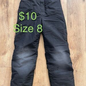 The Children's Place Black Snow Pants Kids